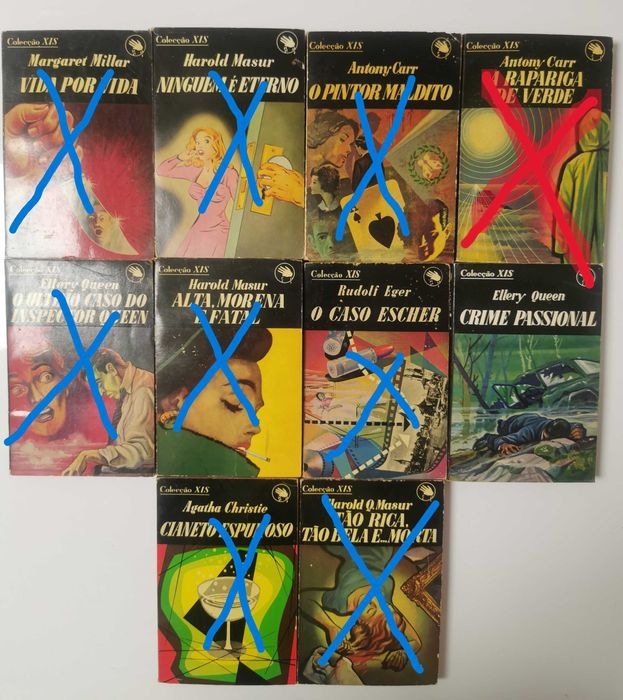 Livros de Bolso Colecção XIS