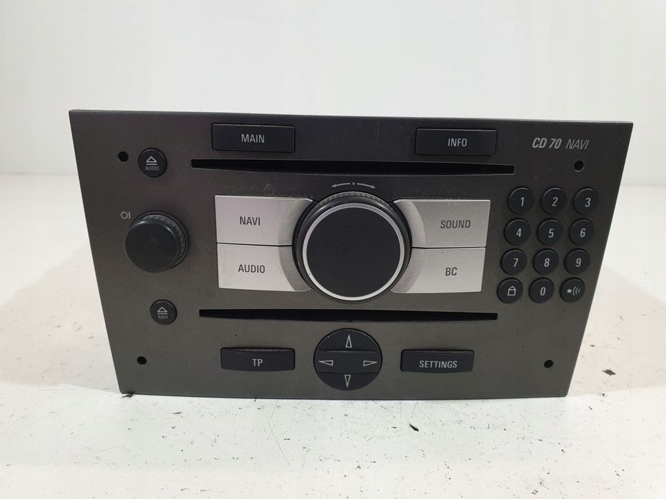 radio cd70 13188477 opel vectra c signum kod eu