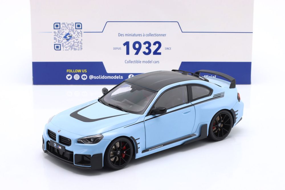 Solido BMW M2 Performance Parts Zandvoorth blue 1/18