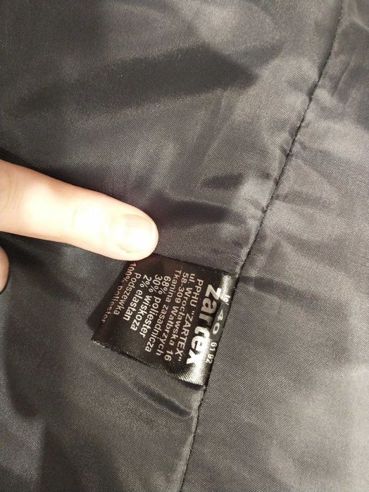 Płaszcz damski Zartex 40, szary