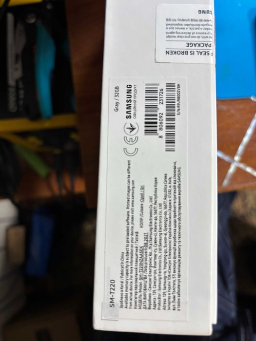 Планшет Samsung Galaxy Tab A7 Lite Wi-Fi 3/32Gb SM-T220 Gray