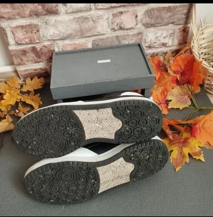 VANITY sneakersy za kostkę r. 43 czarno-białe  MĘSKIE