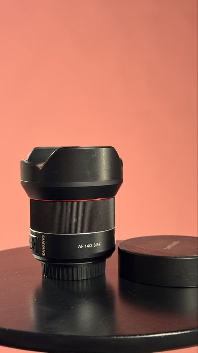 Lente samyang 14mm f2.8 auto foco (canon)
