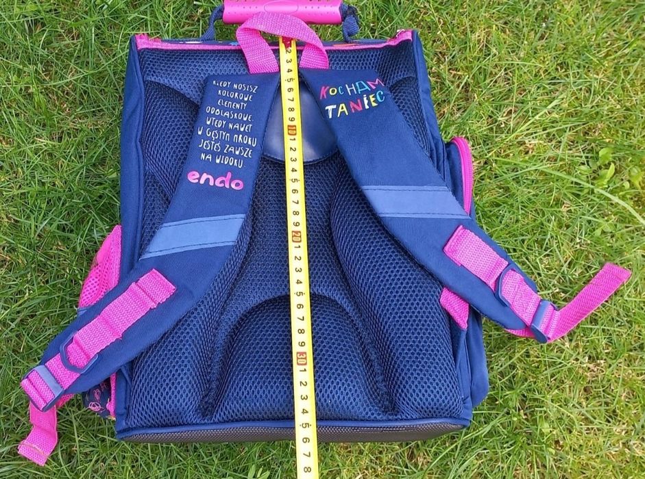 Plecak, tornister szkolny dla baletnicy Rossmann Endo.