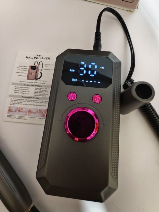 Акумуляторний портативний фрезер для манікюру та педікюру , фрейзер