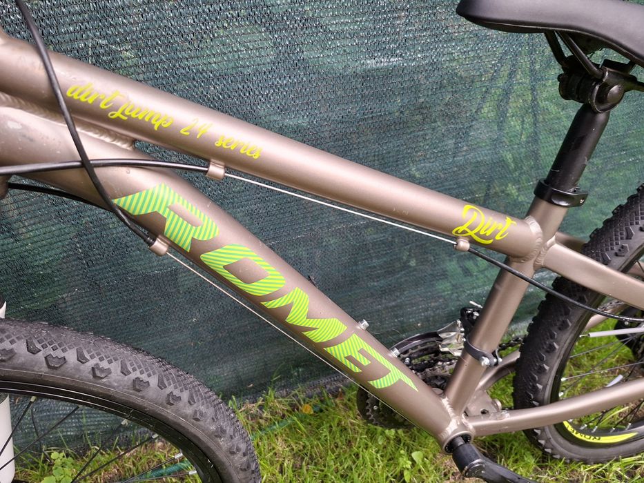 Rower górski młodzieżowy 24 Alu  Hardtail góral Dirt dziecięcy  alu