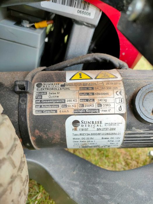 wózek inwalidzki elektryczny