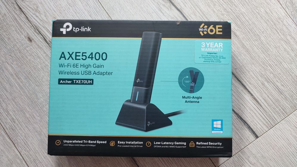 Tp-Link AXE5400 Archer Wi-Fi 6E bezprzewodowa karta sieciowa OKAZJA