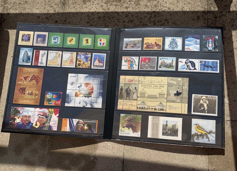 Edição de 30 selos da Esti Post Margid 2006 (Estónia)