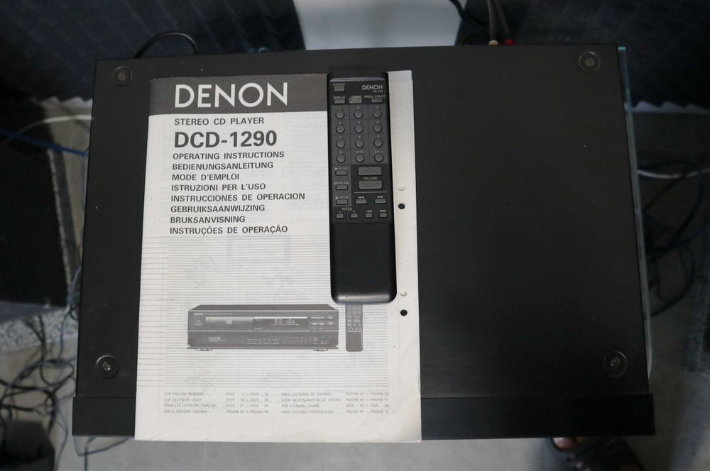 Cd проигрыватель DENON DCD 1290 Burr Brown ЦАП 2 x PCM61 пульт паспорт чеки