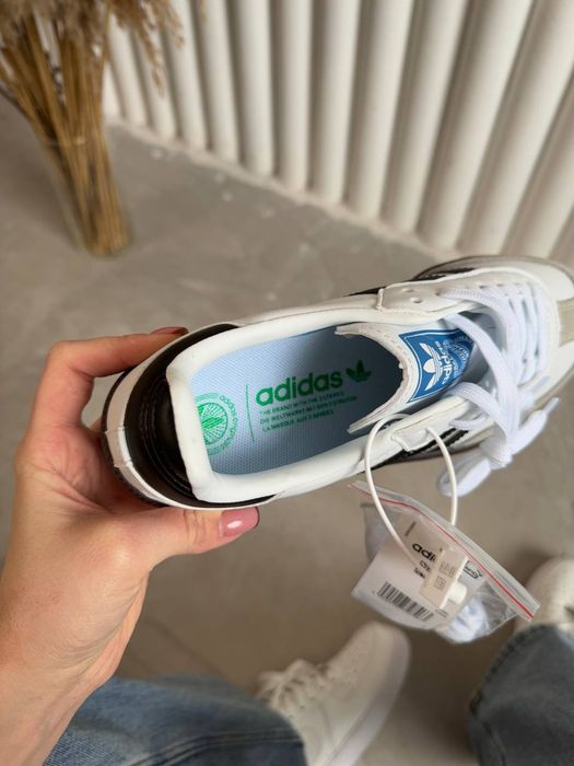 Уцінка! Adidas Samba vegan low white/ Адидас самба