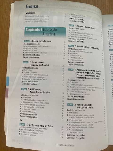 Guia para um estudo essencial - Português 12.º ano