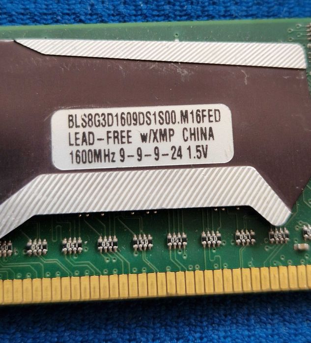 Pamięci Ram Crucial 3 x 8GB Ddr3 PC3-12800U 1600MHz
