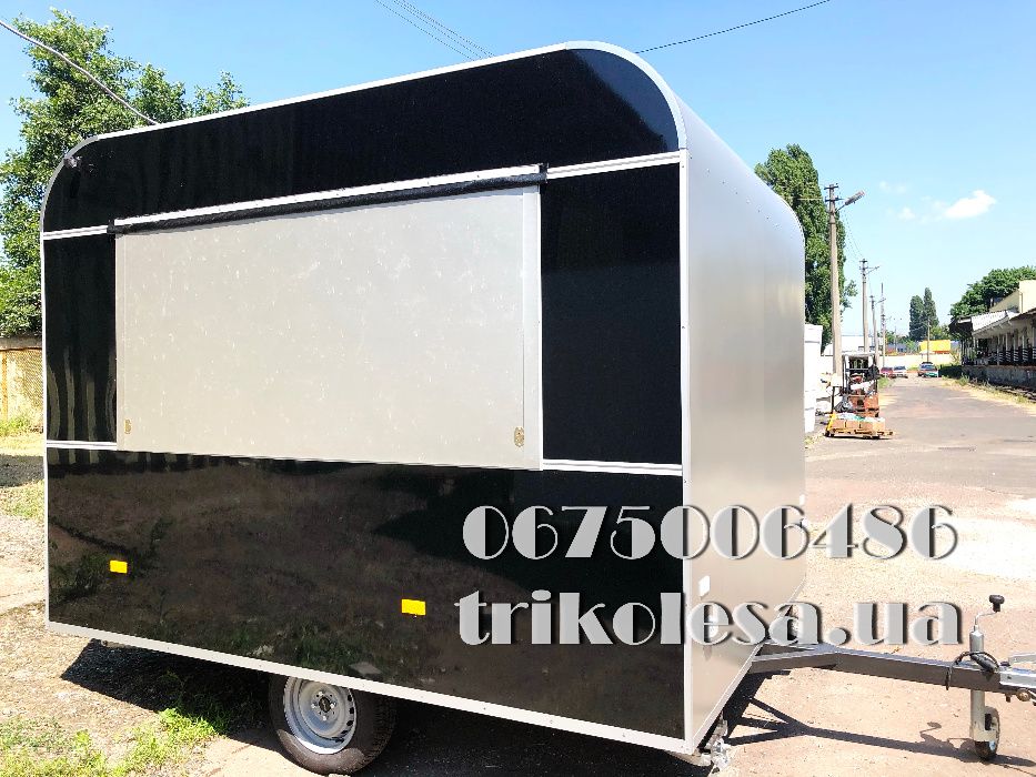 Торговый прицеп Киев фудтрак от производителя кіоск на колесах