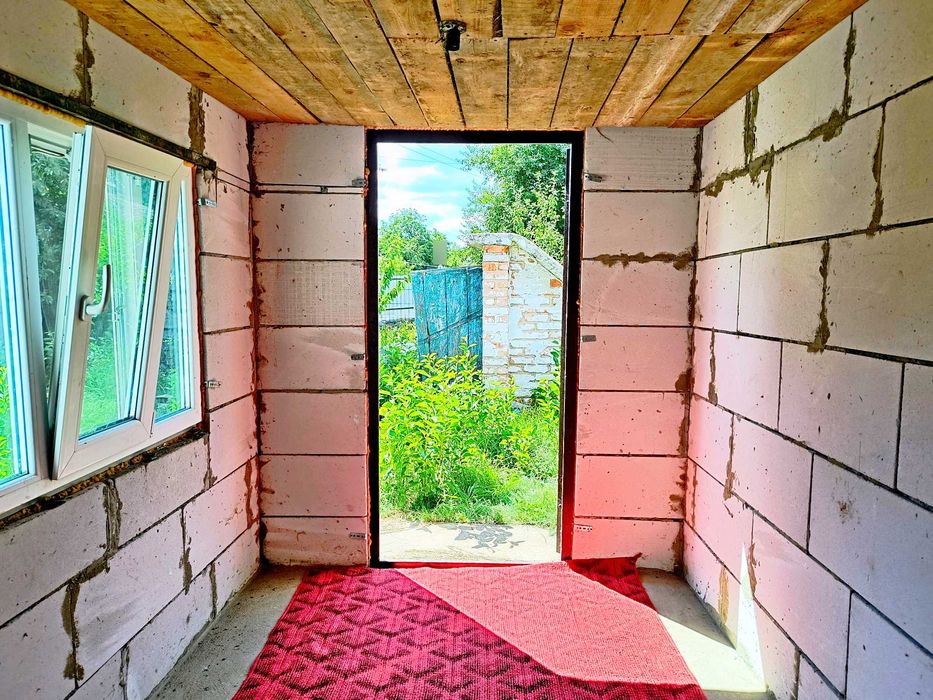 Дім 44 м2 санвузол мп вікна сайдинг центр Собківки 7км Умань 14 соток