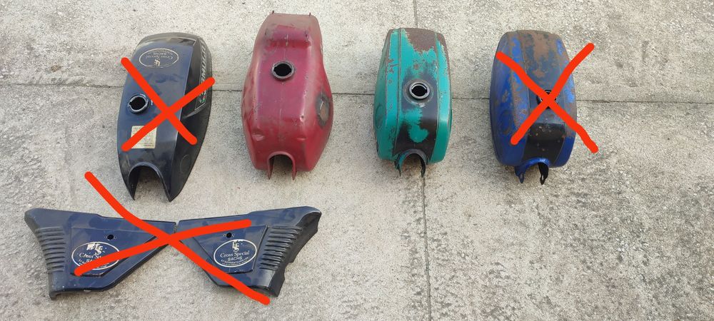 Depósitos e malas motorizadas