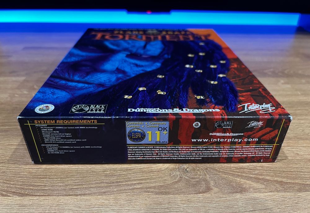 Planescape Torment (PC EN 1999) BIG BOX angielskie premierowe wydanie