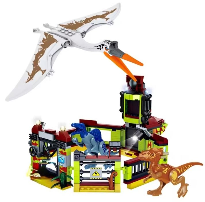 Конструктор Jurassic park 582 блоков Лего
