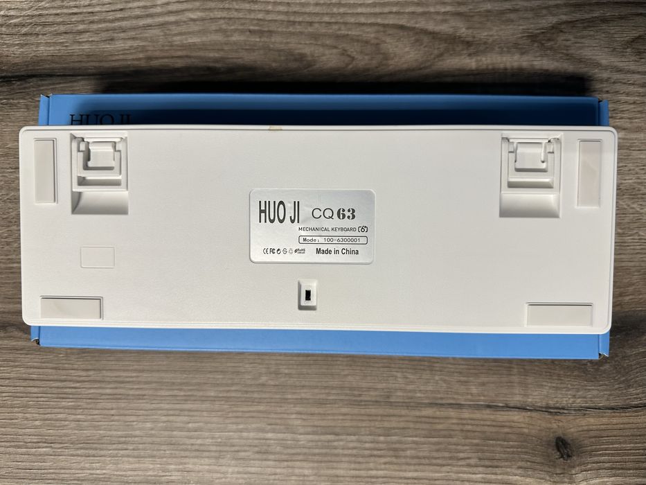 HUO JI CQ63 проводная/беспроводная Bluetooth механическая клавиатура
