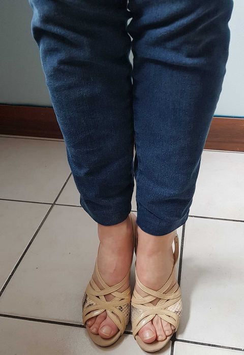 CHERRY Boutique, wloskie buty, skora, r. 37 (24 cm), JAK NOWE