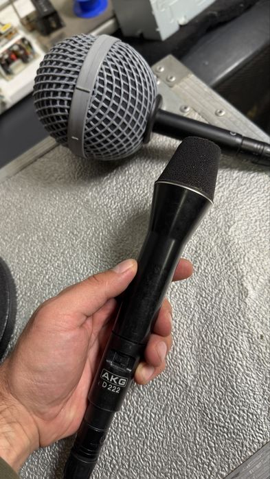 Mikrofon AKG D222 legenda