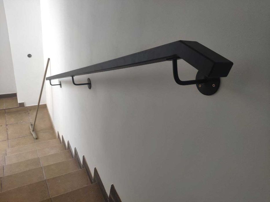 Кронштейн поруччя, для кріплення перил до стіни, h 100мм*65мм, d 75мм