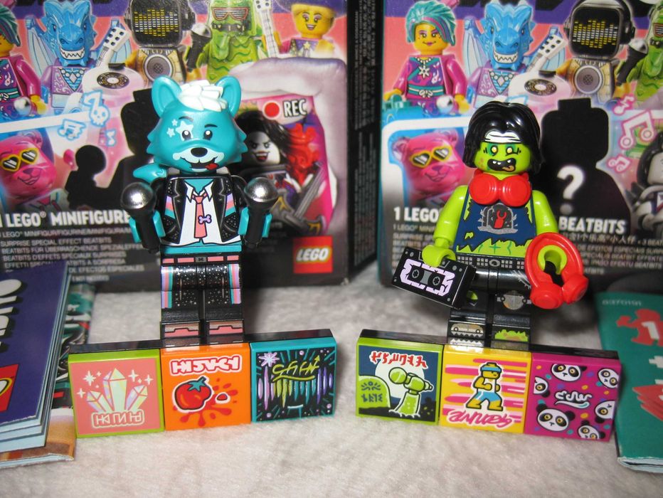 Продам фігурки 43108 Puppy Singer і Zombie Dancer із серії LEGO Vidiyo