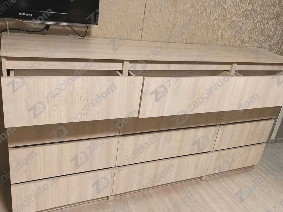 Большой комод без ручек на 12 ящиков 190см в спальню в Одессе