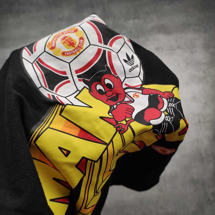 MĘSKA Koszulka PREMIUM Adidas Kibic Manchester United Football Devils
