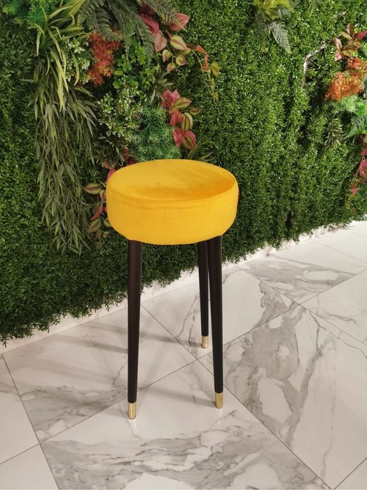 3 Bancos de Bar - Amarelos - Design