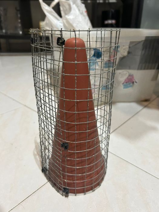 Filtros esponja e cone com rede