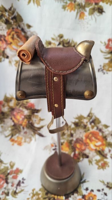 Набор бармена чайной церемонии,винтаж седло конный спорт,жокей,лошади