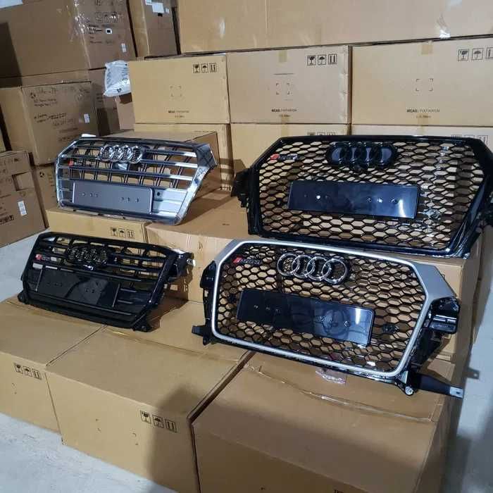решітки радіатора для Audi RS S-Line A1 A3 A4 A5 A6 A7 A8 Q2 Q3 Q5 Q7 Q8 TT