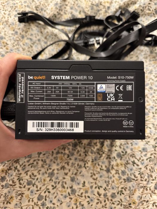 Zasilacz be quiet! System Power 10 750W 80 Plus Bronze