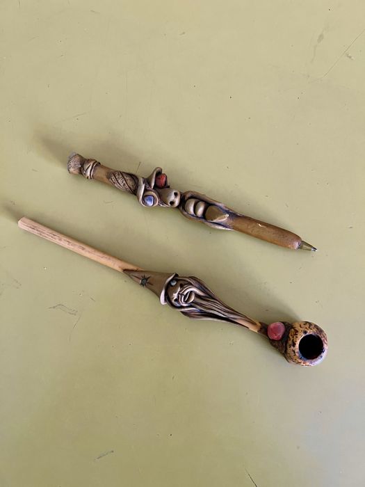 Cachimbo e caneta artesanal