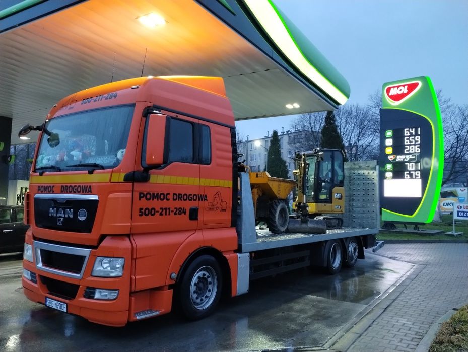 Minikoparka Transport Laweta Wywrotka Wozidło