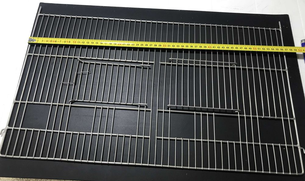 Dois Módulo de criação de Canários em PVC com Frente e Grade em INOX.