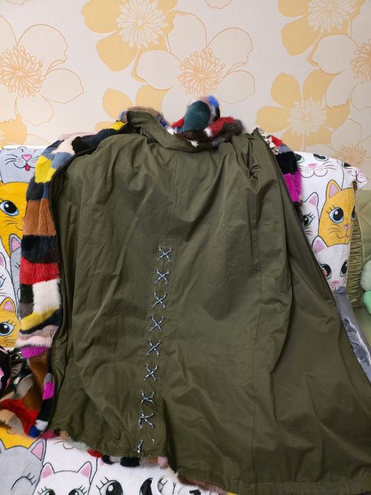 Норкова шубка двустороння