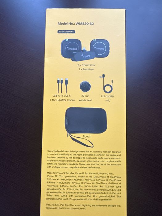 Maona bezprzewodowy zestaw microfonów, nowe