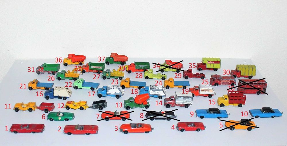 Lone Star 32 modelos, (jeep, camião, bombeiros, ónibus)