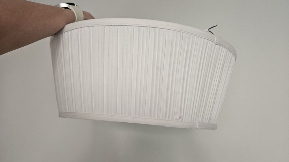 Lampa sufitowa IKEA ÅRSTID 46 cm – biały plafon