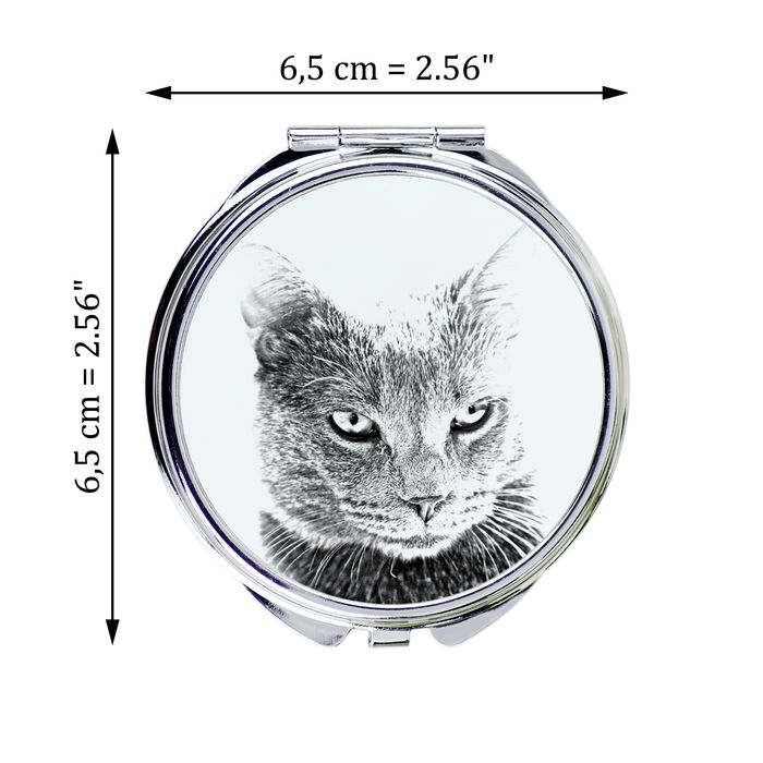 Chartreux lusterko ze zdjęciem kota Art-Dog