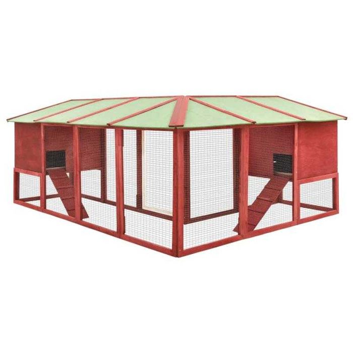 Coelheira Exterior com Parque – Vermelho