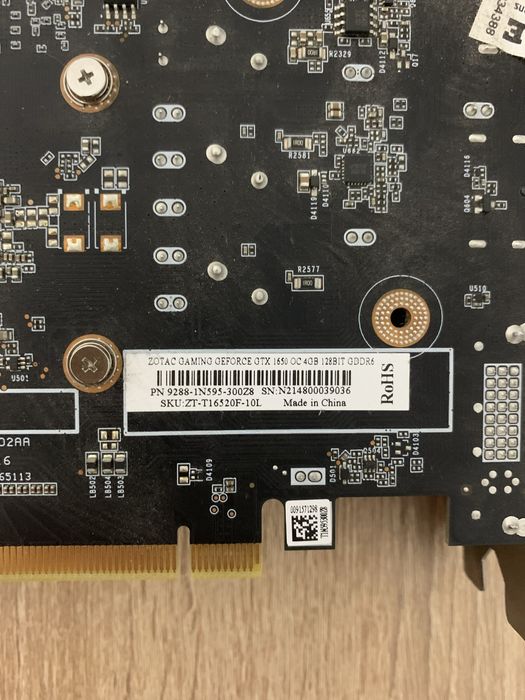 Відеокарта Zotac gaming GTX 1650 4gb
