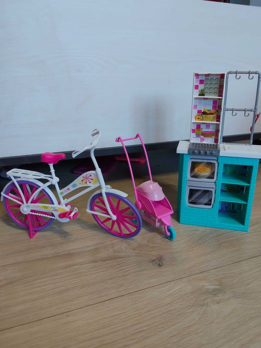 Barbie kamper kuchnia domek szafa i akcesoria