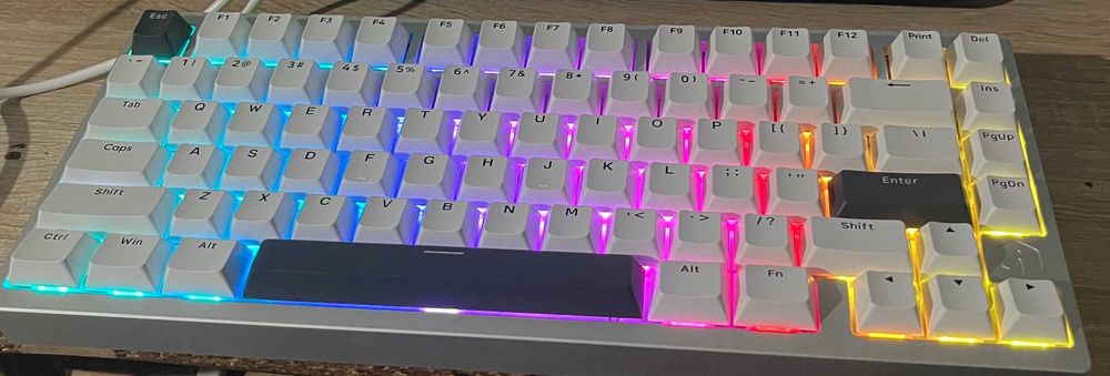 Klawiatura mechaniczna IROK MG75 PRO MG75 Max, aluminiowa, magnetyczna, gamingowa, 0.005mm, 8K Return Rapid Trigger, RGB, Hotswap, dla graczy