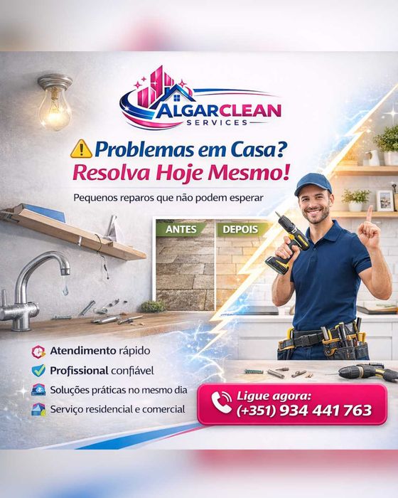 Limpeza profunda com resultados visivéis na hora!