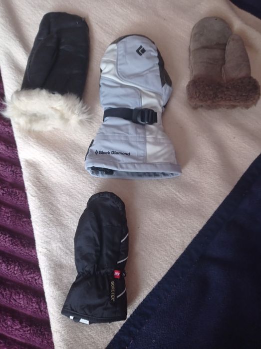 Зимние варежки теплые