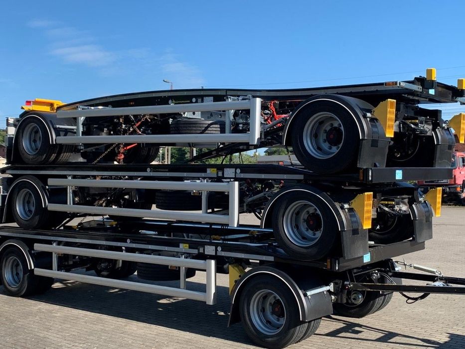 Huffermann HAR 1870 NOWA PRZYCZEPA DO HAKOWCA ROK 2026  Nowa Przyczepa do Hakowca na szynach