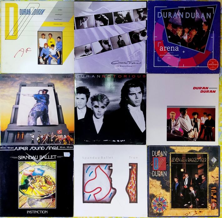 Duran-duran, Spandau ballet,Climie Fisher-Вінілові платівки